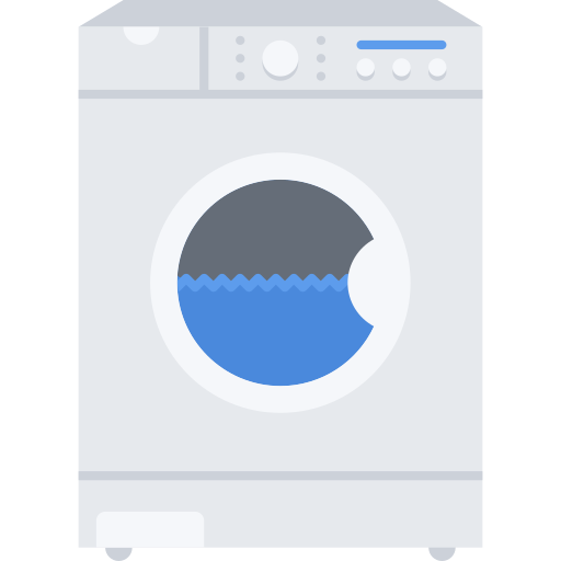 machine à laver Coloring Flat Icône