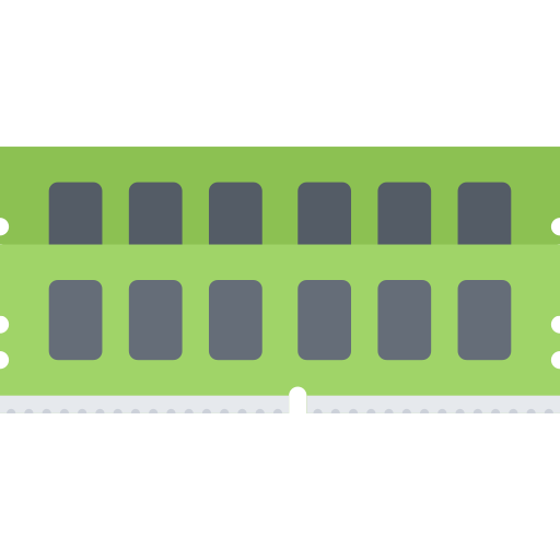 Random access memory Coloring Flat icon