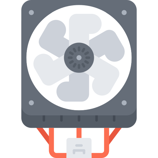 냉각기 Coloring Flat icon
