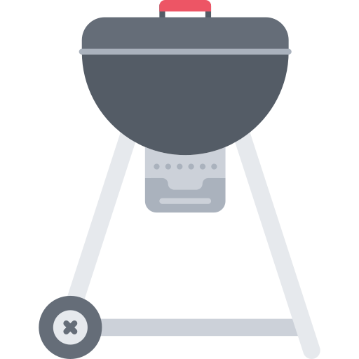 grill Coloring Flat ikona