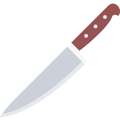 Нож Coloring Flat иконка