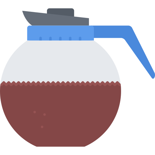 커피 Coloring Flat icon