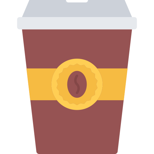 Кофе Coloring Flat иконка