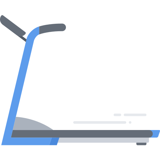 Treadmill Coloring Flat icon