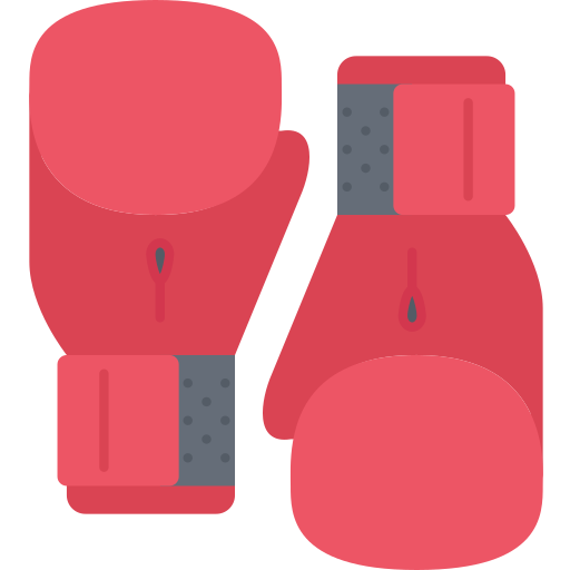 ボクシング Coloring Flat icon