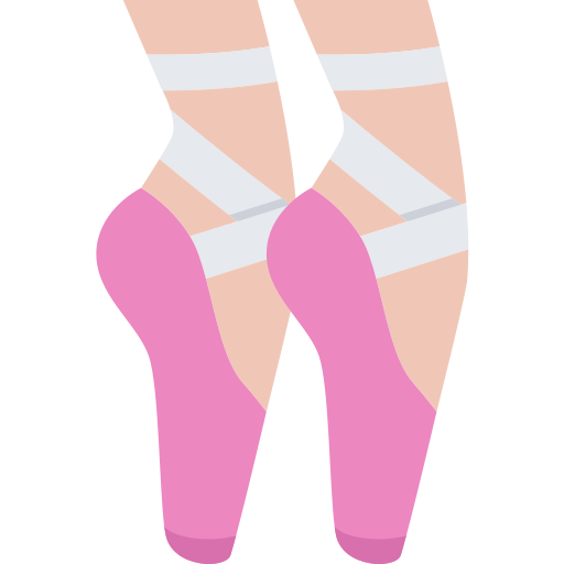 Ballet Coloring Flat icon