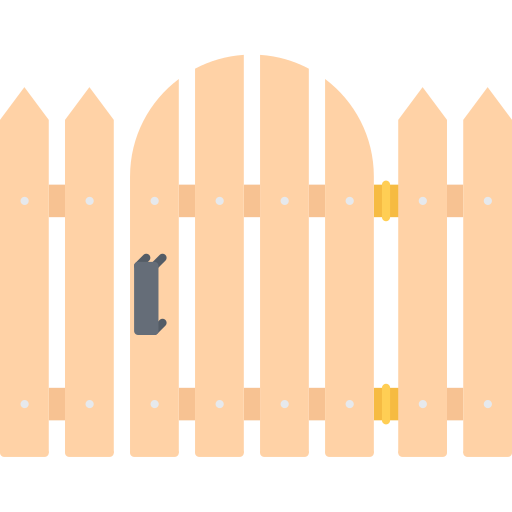 recinzione Coloring Flat icona
