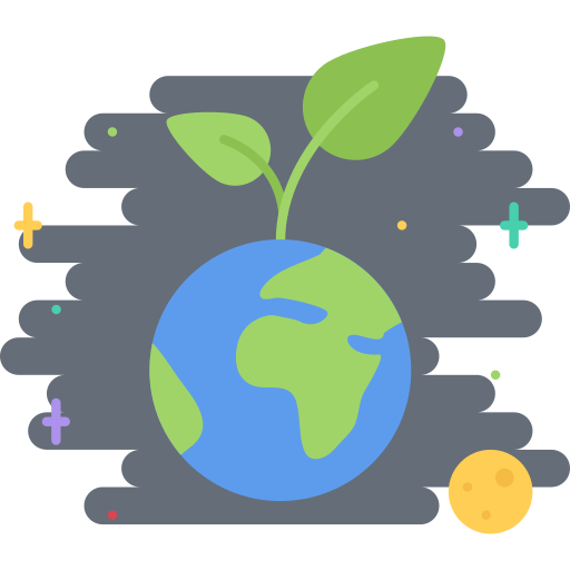 Planet Coloring Flat icon
