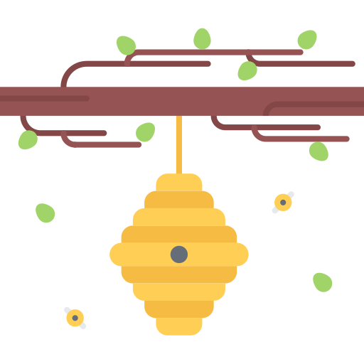 Hive Coloring Flat icon