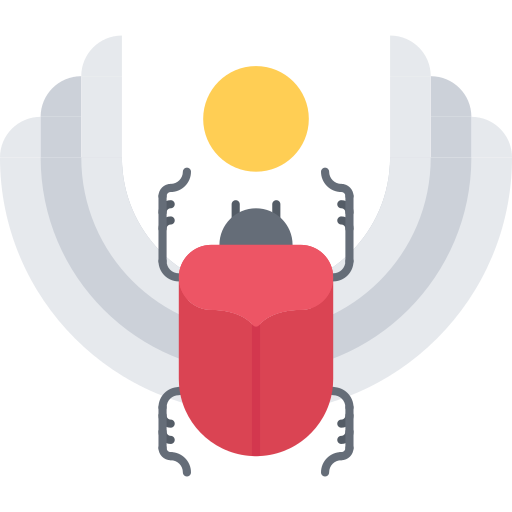 scarabeo Coloring Flat icona