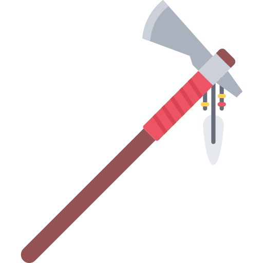 斧 Coloring Flat icon