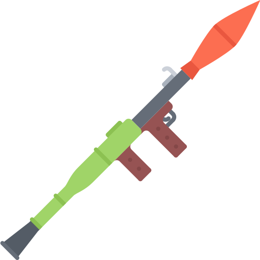 bazooka Coloring Flat icon