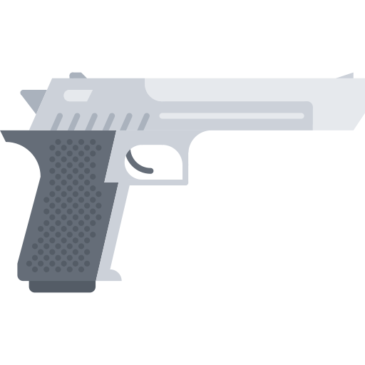 Pistola Coloring Flat icono