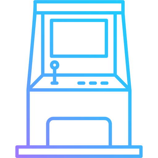 arcadespel Generic gradient outline icoon