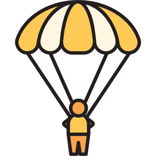 Skydiving Generic color lineal-color icon