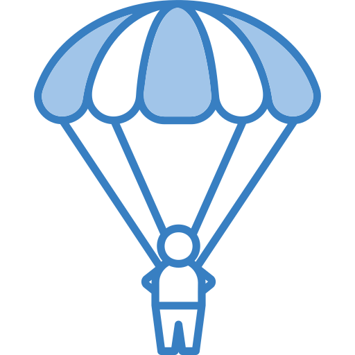 parachutisme Generic color lineal-color Icône
