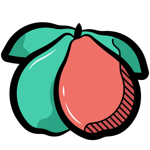 Guava Generic color hand-drawn icon