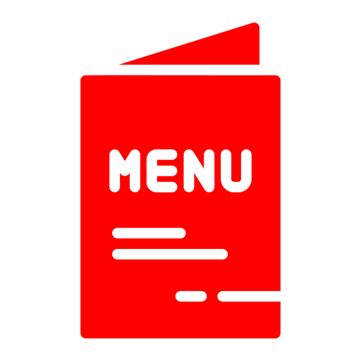 menu restauracji Generic color fill ikona