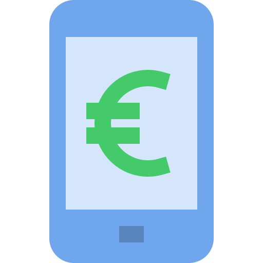 Euro currency Generic color fill icon
