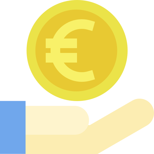 moeda euro Generic color fill Ícone