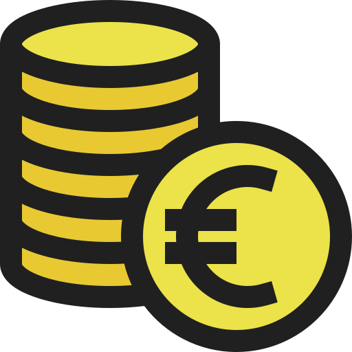 valuta dell'euro Generic color lineal-color icona