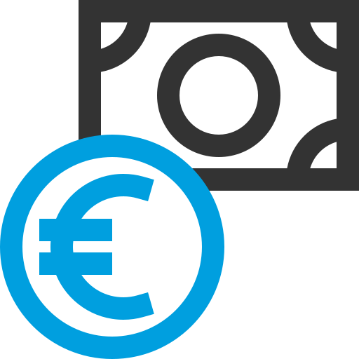 waluta euro Generic color outline ikona