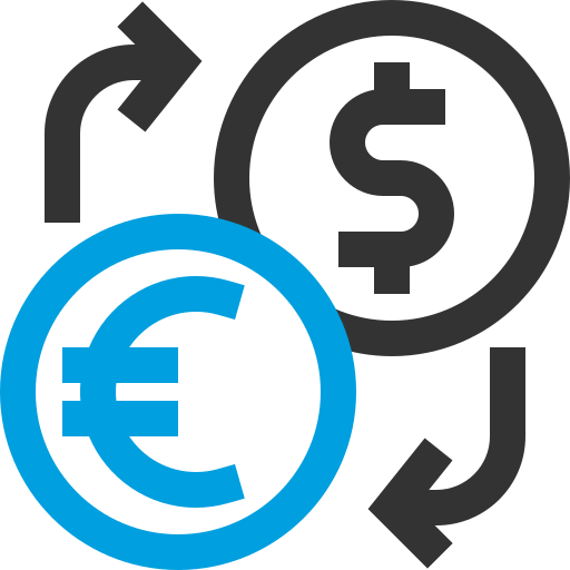 valuta dell'euro Generic color outline icona