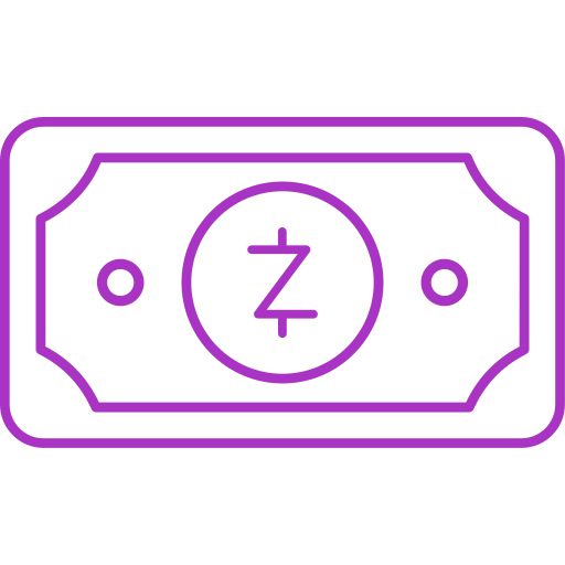zcash Generic color outline icono