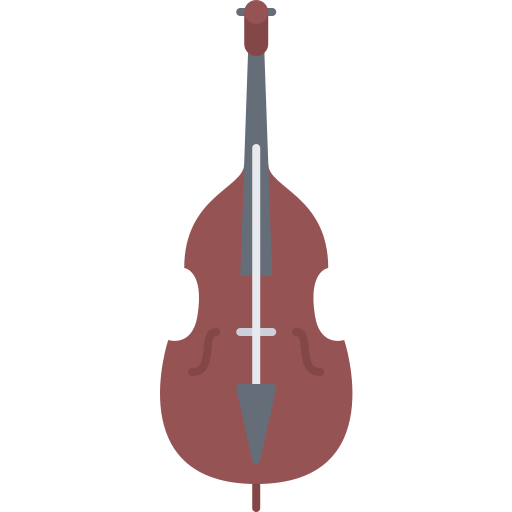 violoncello Coloring Flat icona