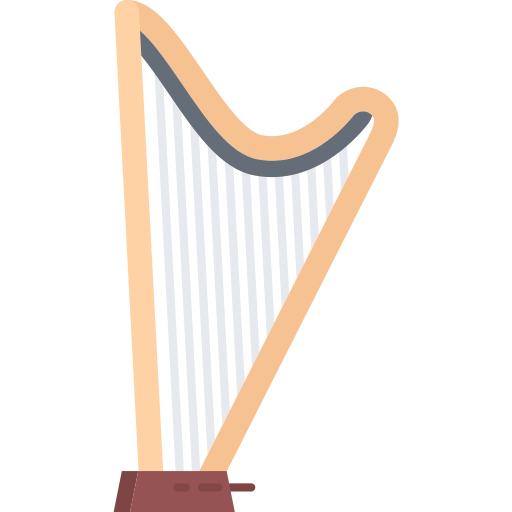 harp Coloring Flat icoon