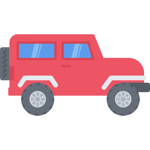Car Coloring Flat icon
