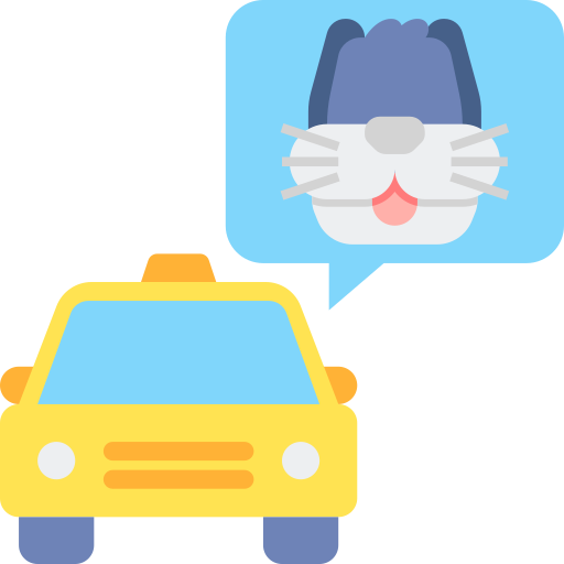 Pet taxi Flaticons Flat icon