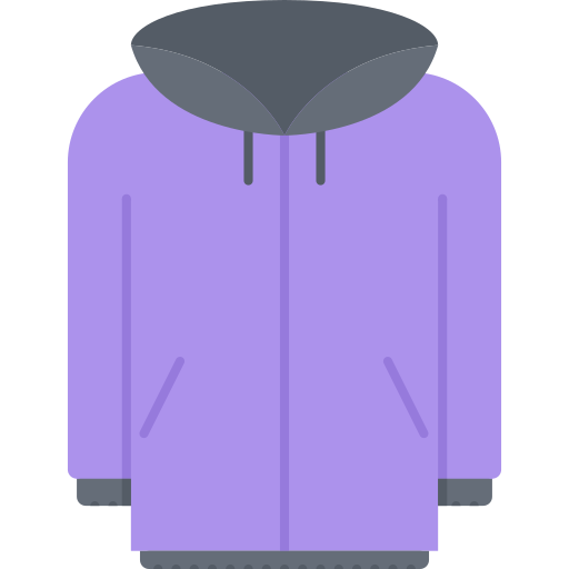 Hoodie Coloring Flat icon