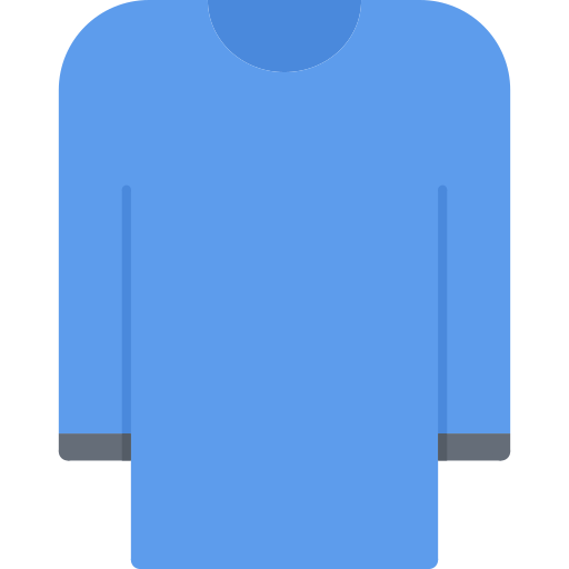 Pullover Coloring Flat icon