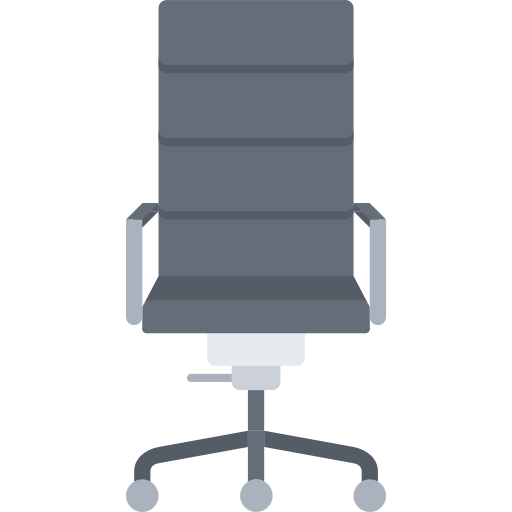 krzesło biurowe Coloring Flat ikona