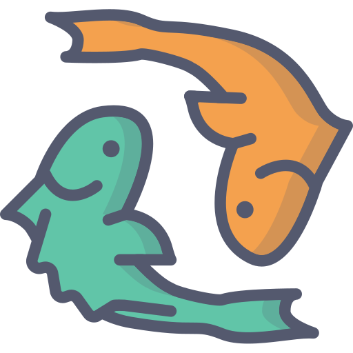 Fish Darius Dan Lineal Color icon