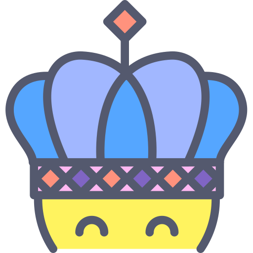Crown Darius Dan Lineal Color icon