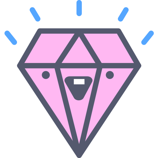 Diamond Darius Dan Lineal Color icon
