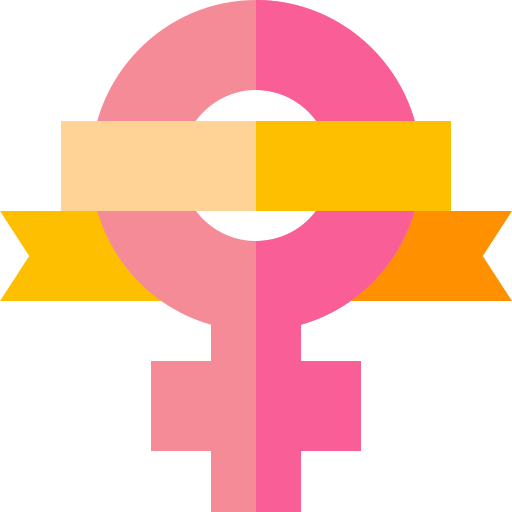 Día de la mujer Basic Straight Flat icono