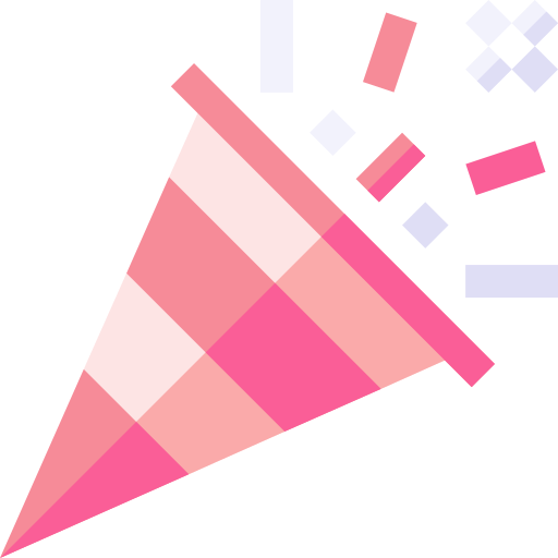 Confetti Basic Straight Flat icon