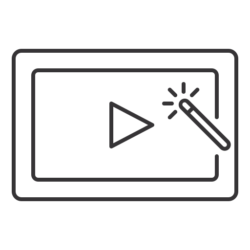 video Generic outline icon