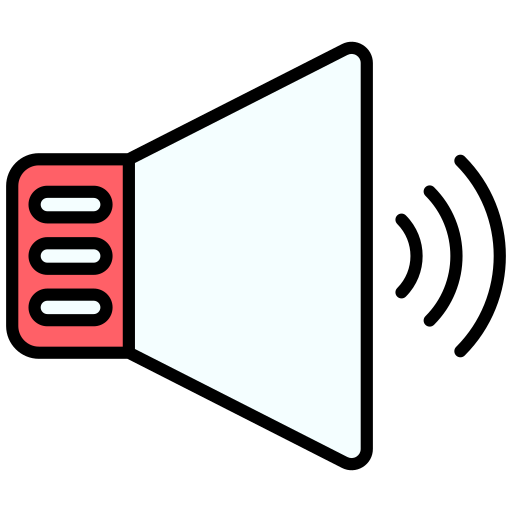 głośnik Generic color lineal-color ikona