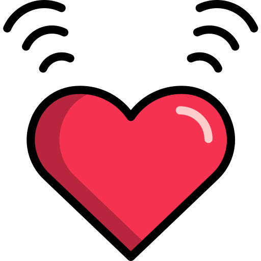 Corazón Winnievizence Lineal color icono