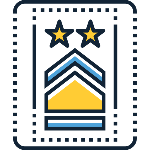 Military Flaticons Lineal Color icon