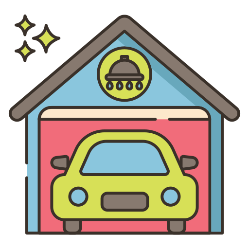 garage Flaticons Lineal Color Icône