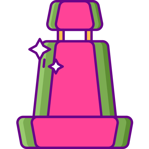 asiento de coche Flaticons Lineal Color icono