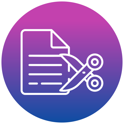 Cut file Generic gradient fill icon