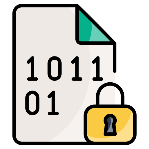 Encrypt file Generic color lineal-color icon