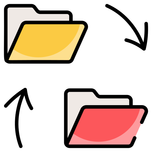 transferordner Generic color lineal-color icon