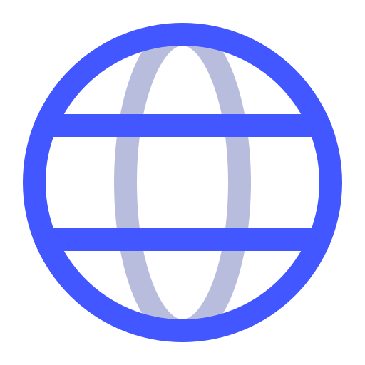 wereldbol Generic color outline icoon